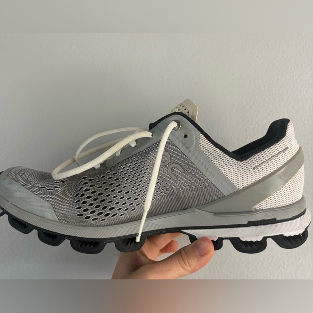 On Running Black and White Sneakers - Picture 3 of 6